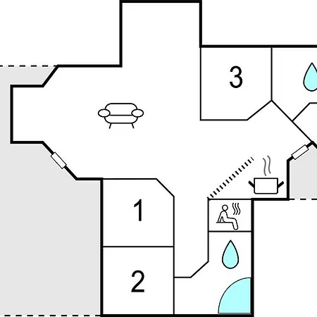 3 Bedroom Lovely In Semesterbostad